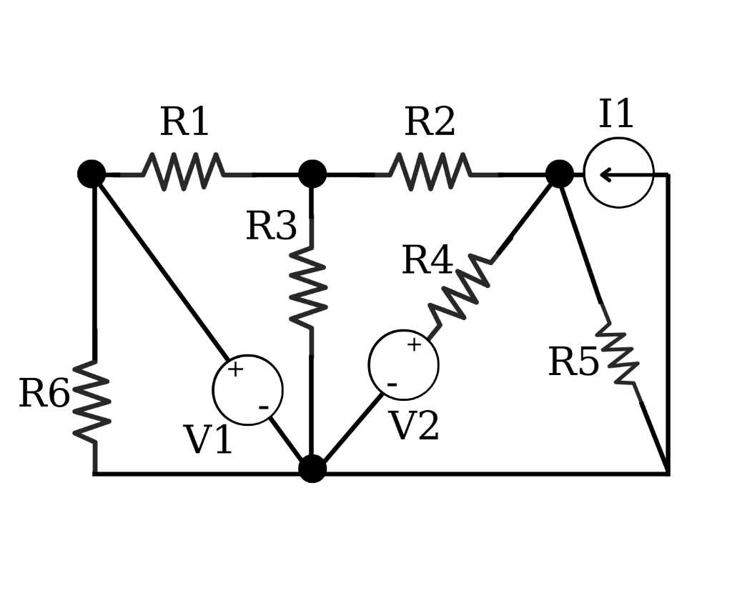 Solved In this circuit, where R1=1Ω, R2=9Ω, R3=10Ω, R4=10Ω, | Chegg.com