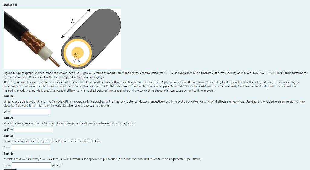 Solved Question: L Figure 1. A photograph and schematic of a | Chegg.com