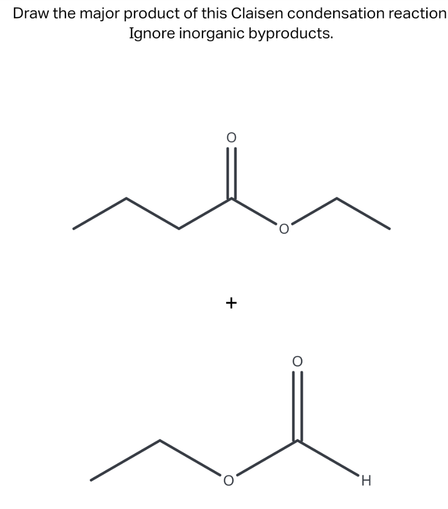 draw a condensation reaction