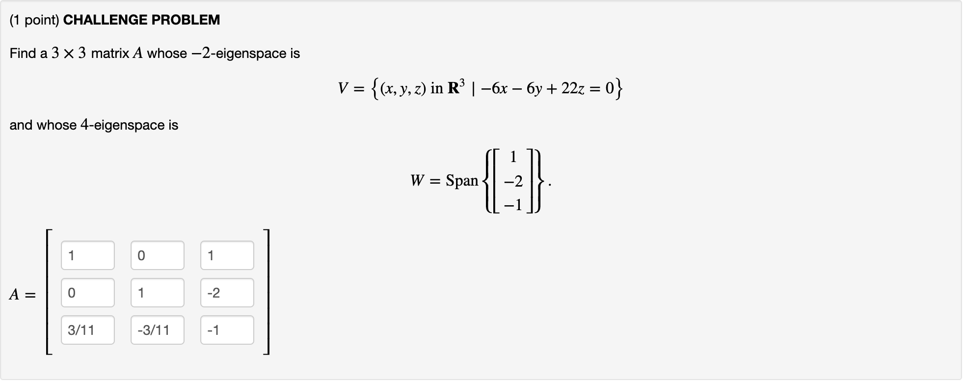 Solved Could someone help me with this linear algebra | Chegg.com