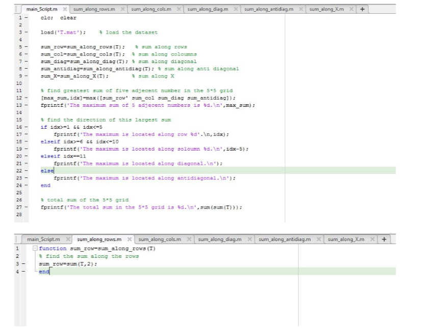 Solved This is the matlab solution to this problem. I need | Chegg.com