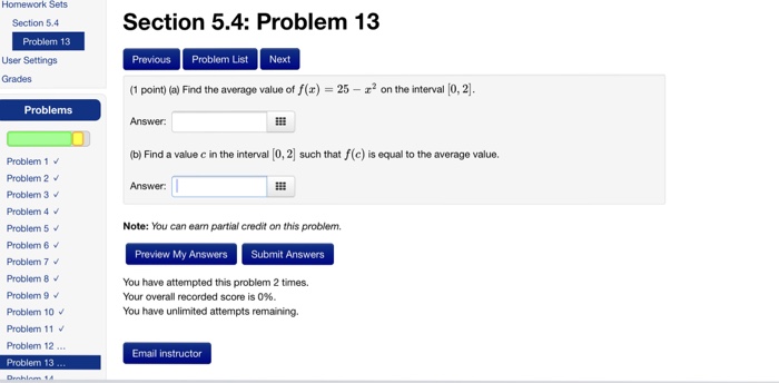 Solved Homework Sets Section 5.4: Problem 13 Section 5.4 | Chegg.com