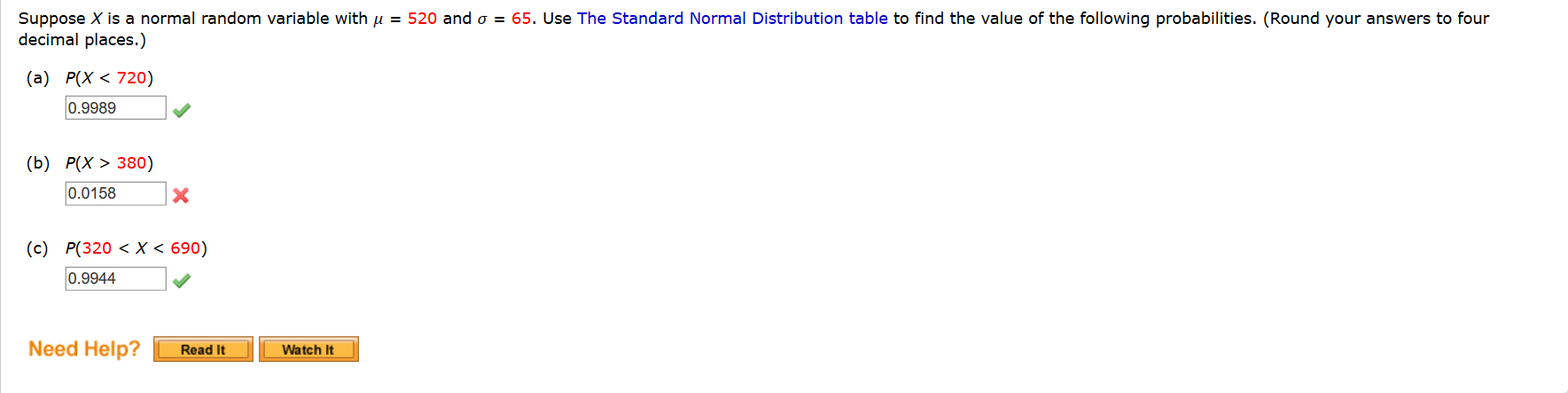 Solved Suppose X is a normal random variable with u = 520 | Chegg.com