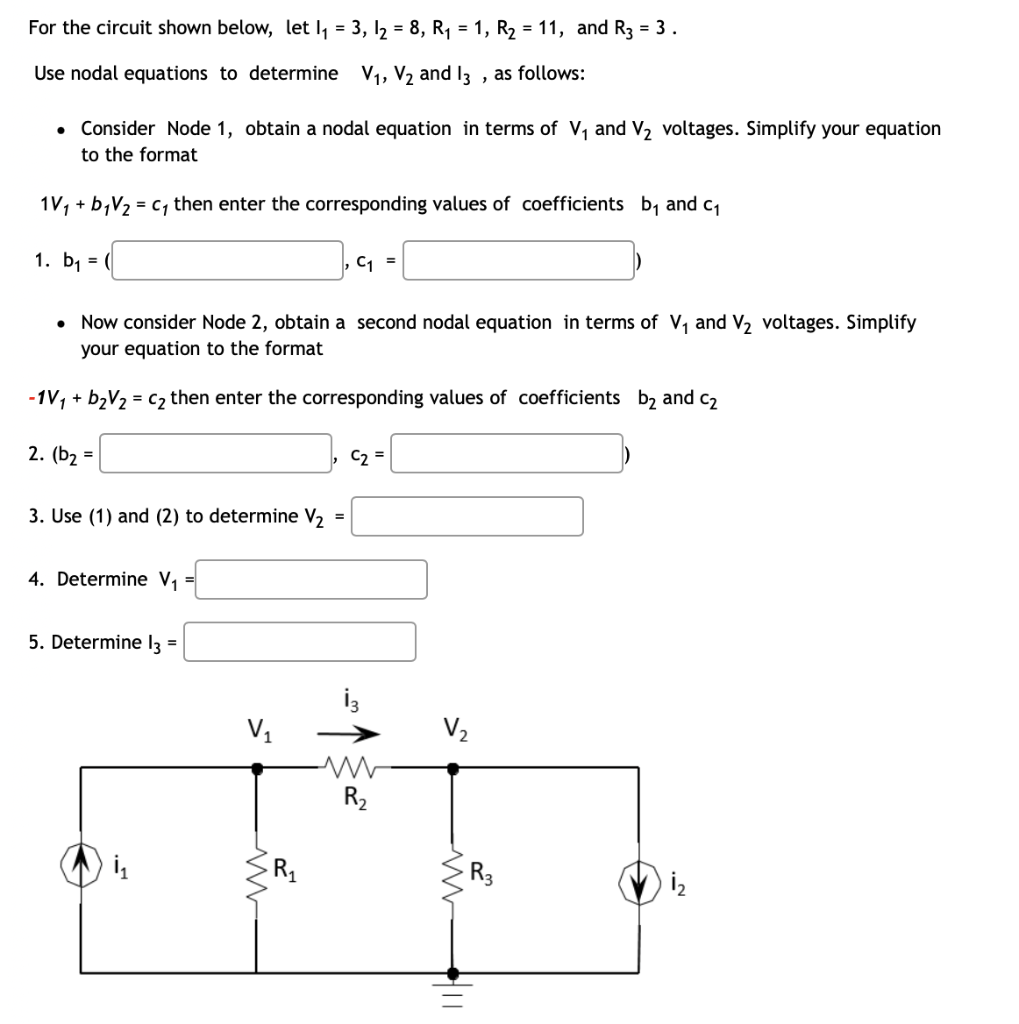 Solved For The Circuit Shown Below, Let | Chegg.com