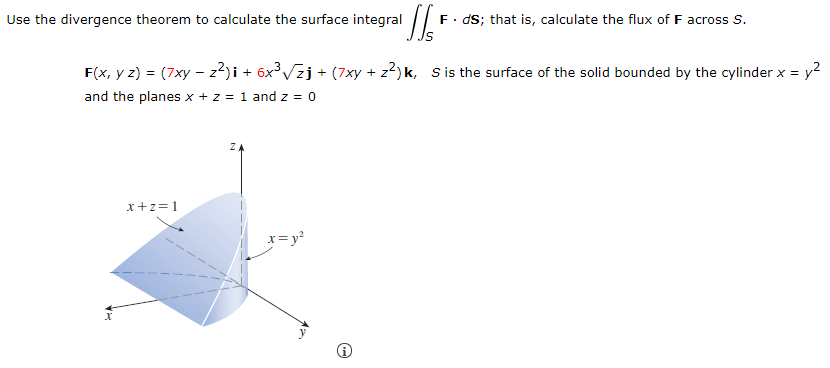 Solved Use the divergence theorem to calculate the surface | Chegg.com