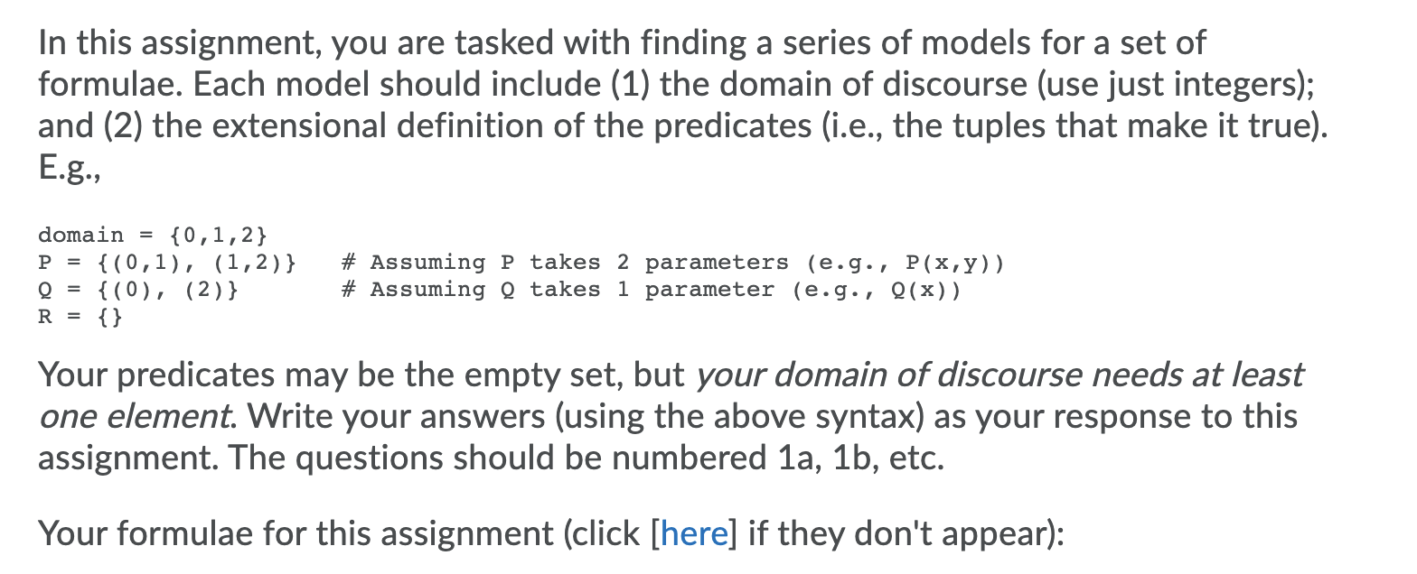 Solved In this assignment, you are tasked with finding a | Chegg.com