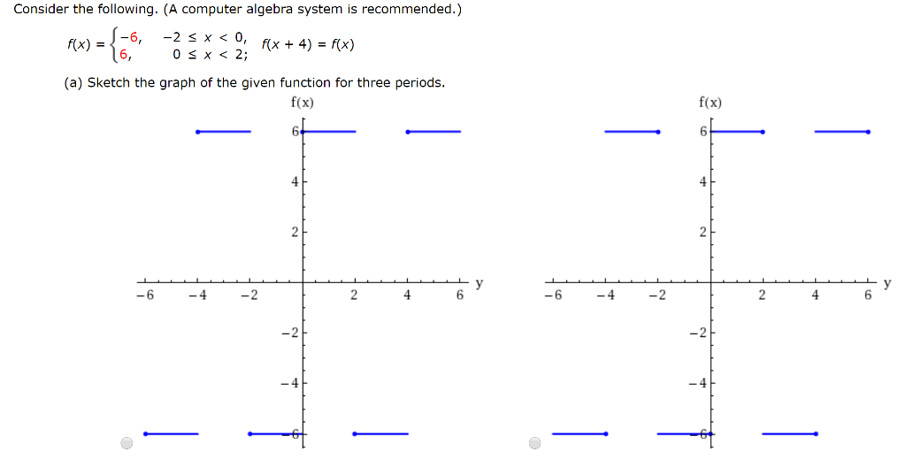 Solved Consider the following. (A computer algebra system is | Chegg.com