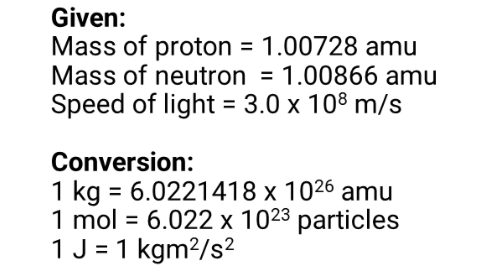 Solved The atomic mass of 1331 is 126.904473 amu. Calculate Chegg