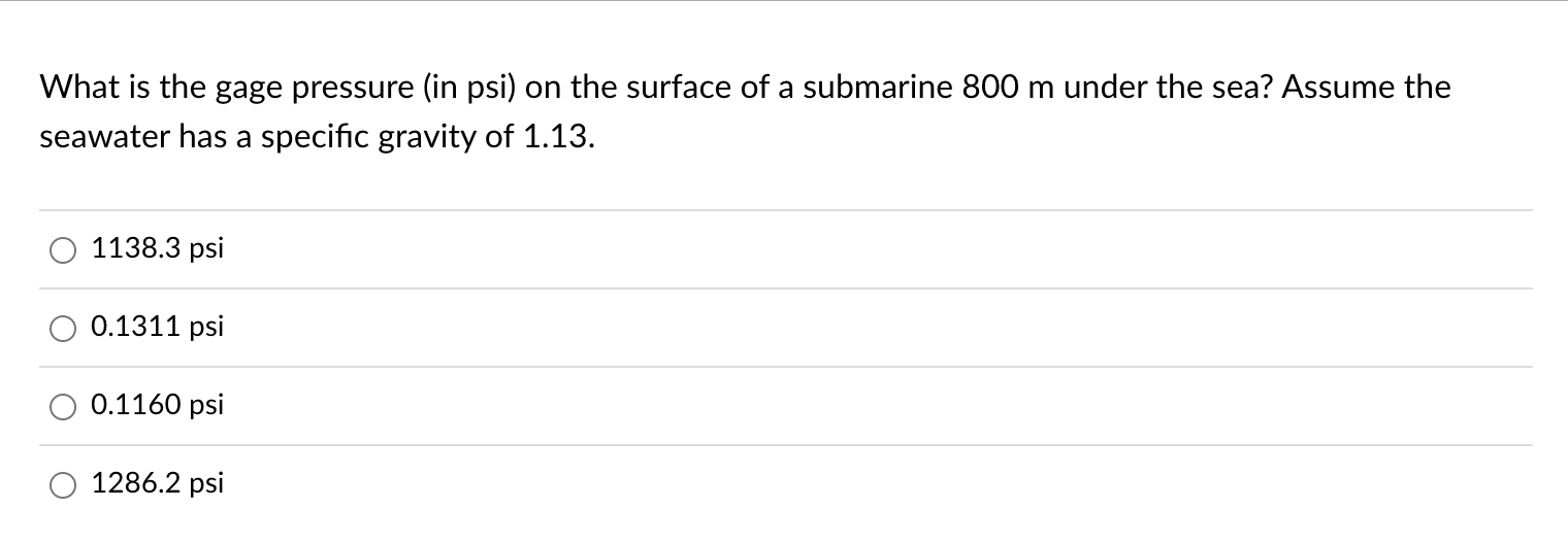 Solved The vacuum pressure of a vacuum cleaner is claimed to