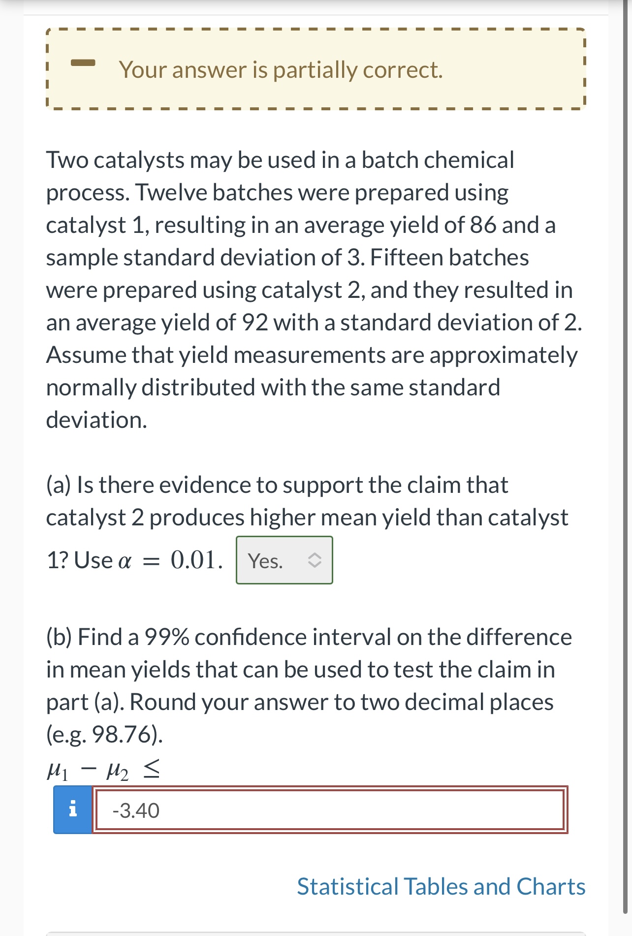 Solved Two Catalysts May Be Used In A Batch Chemical | Chegg.com