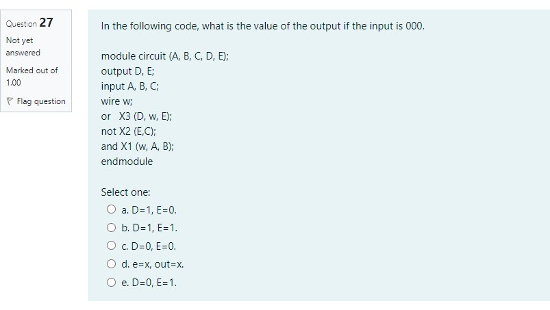 Solved In the following code, what is the value of the | Chegg.com