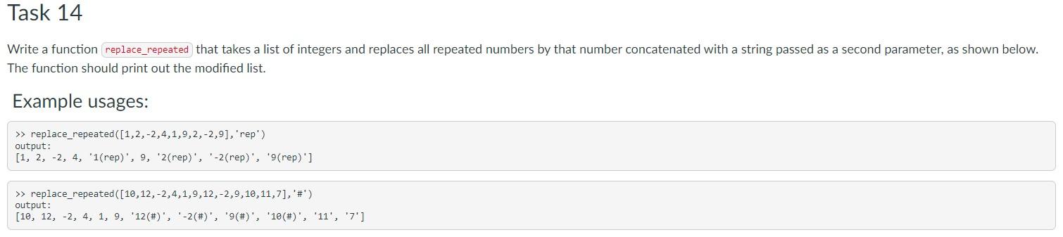 Solved Write a function that takes a list of integers and | Chegg.com