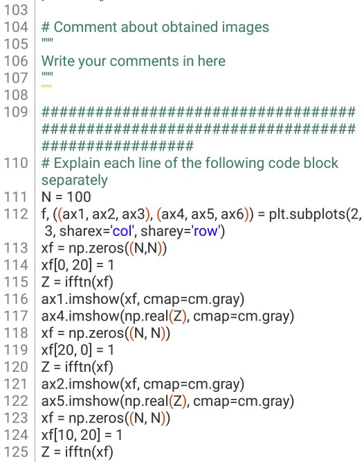 Solved 1 from scipy.fftpack import ifftrn 2 import | Chegg.com