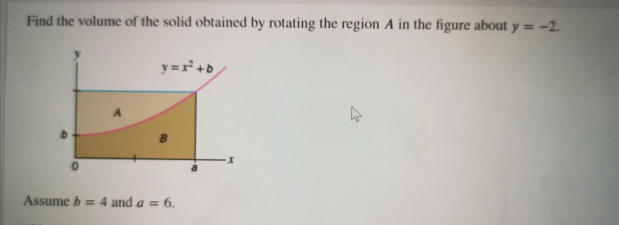 Solved Find The Volume Of The Solid Obtained By Rotating The