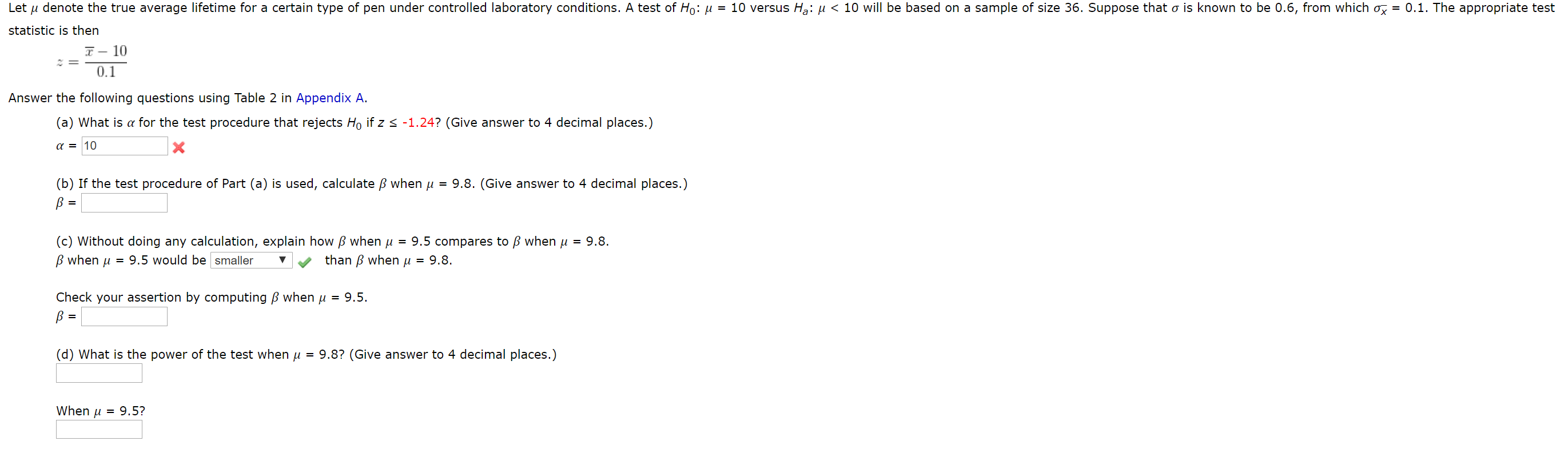 Solved Let M Denote The True Average Lifetime For A Certa Chegg Com