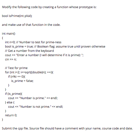 Solved Modify the following code by creating a function | Chegg.com