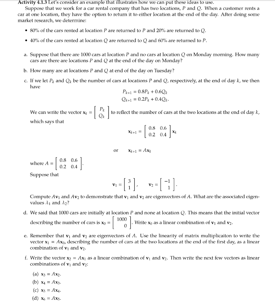 Activity 4 1 3 Let S Consider An Example That Chegg Com