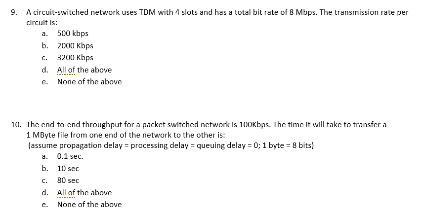 6-what-is-the-end-to-end-delay-for-a-packet-of-size-chegg