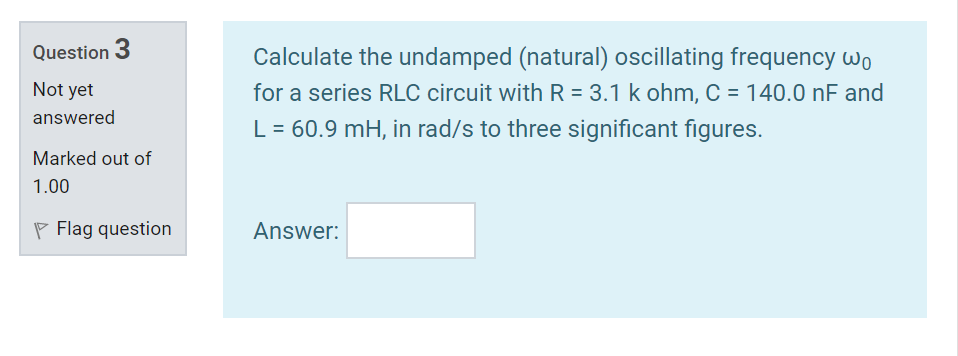 Solved Question 1 Answer saved Marked out of 1.00 In a | Chegg.com