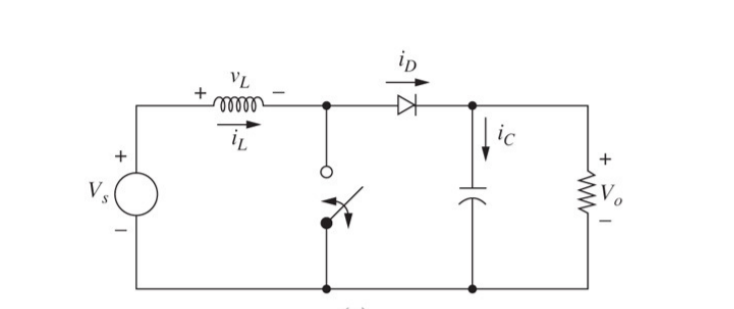 Solved 5. Given a boost converter circuit shown above with | Chegg.com