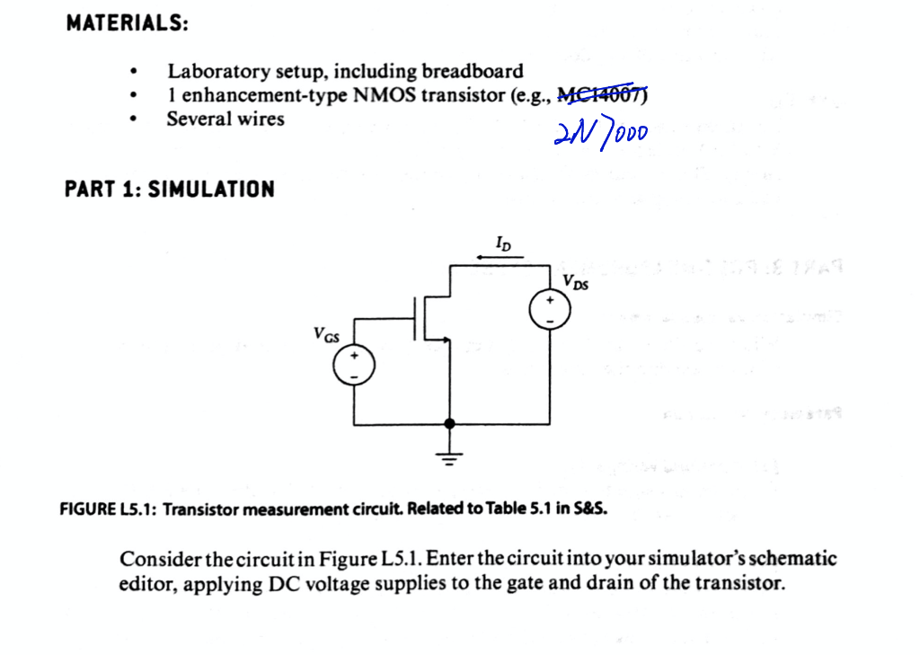 Solved MATERIALS: . Laboratory setup, including breadboard 1 | Chegg.com