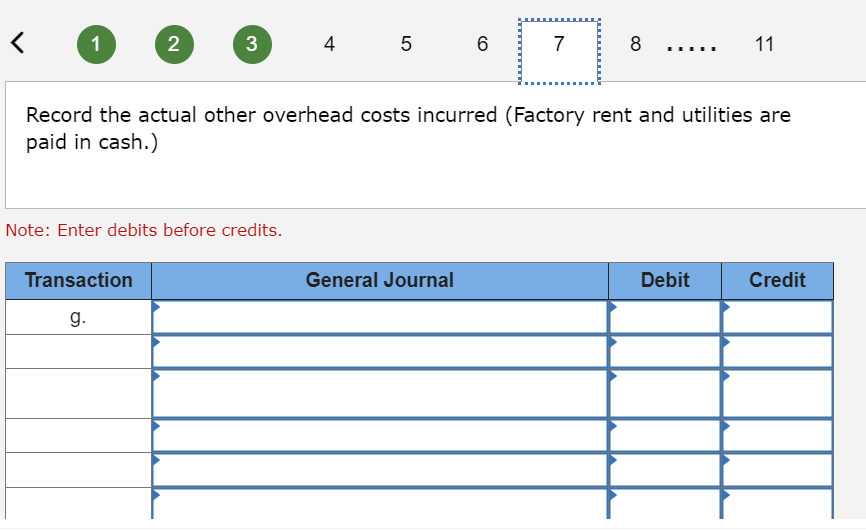 Record the application of overhead costs. | Chegg.com