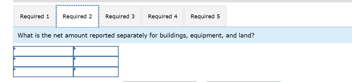 Solved What is the net amount reported separately for | Chegg.com