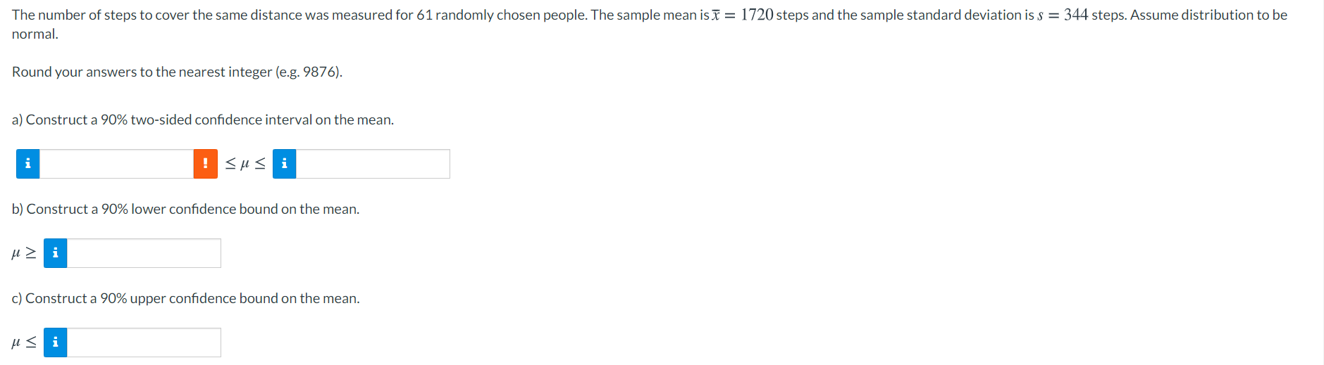 Solved The Number Of Steps To Cover The Same Distance Was Chegg Com