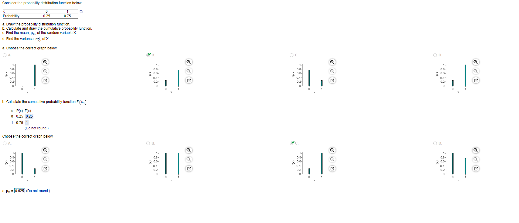 Solved Consider the probability distribution function below. | Chegg.com