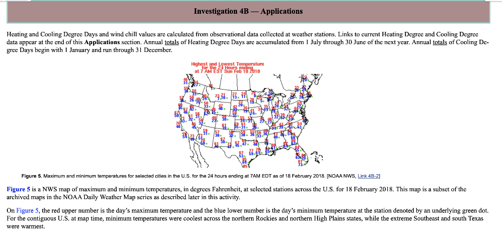 Investigation 4B — Applications Heating and Cooling | Chegg.com