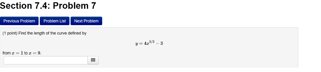 Solved Section 7.4: Problem 7 Previous Problem Problem List | Chegg.com
