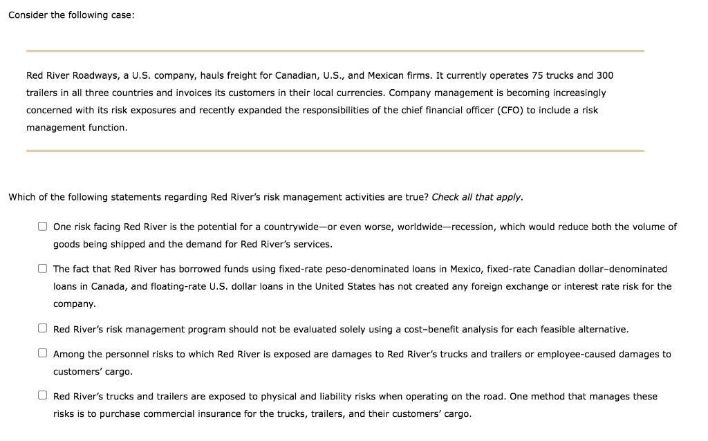 Solved The risk management process has 8 components. These | Chegg.com
