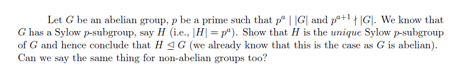 Solved Let G Be An Abelian Group P Be A Prime Such That P