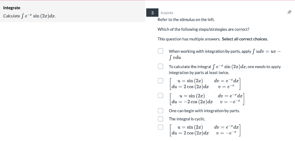 Solved 2 2 points Consider the functions given below. | Chegg.com