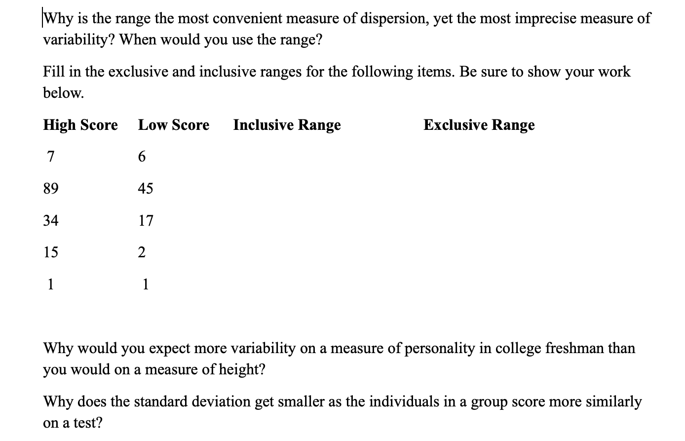 solved-why-is-the-range-the-most-convenient-measure-of-chegg