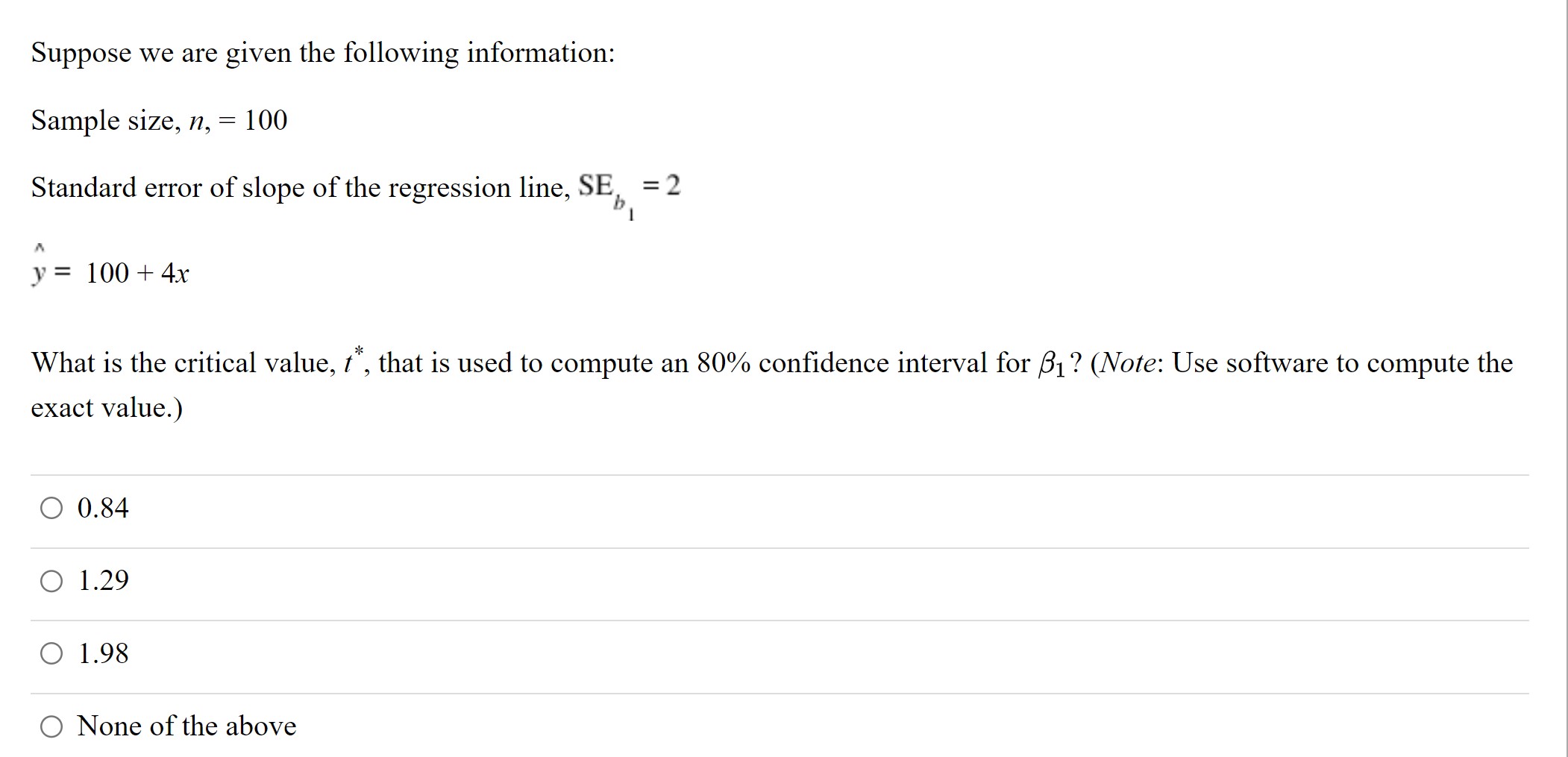 Solved Suppose we are given the following information: | Chegg.com