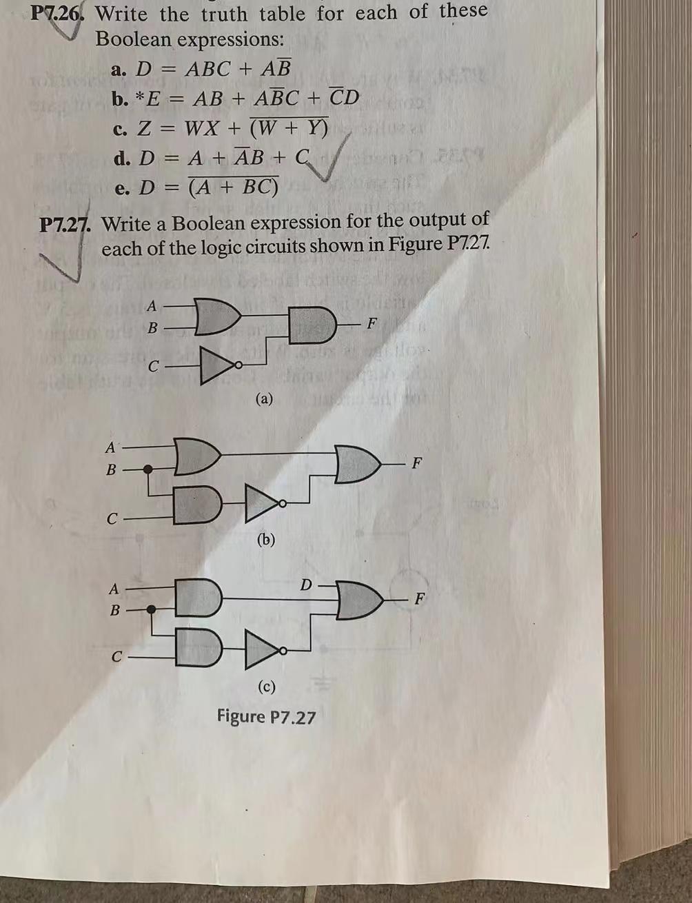 Solved P7.32. Draw a circuit to realize each of the | Chegg.com