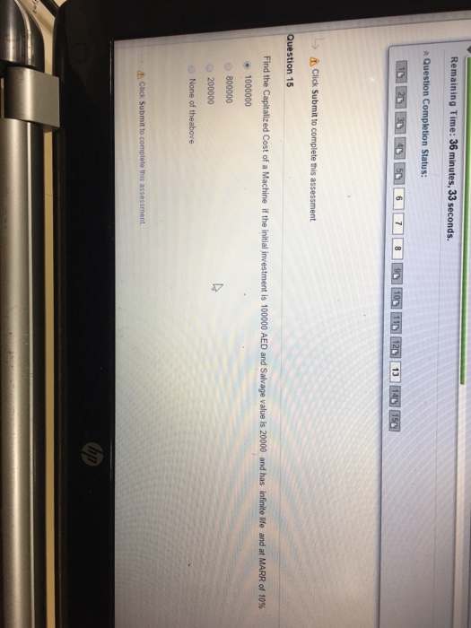 Solved find the capitalized cost of a machine if the initial chegg