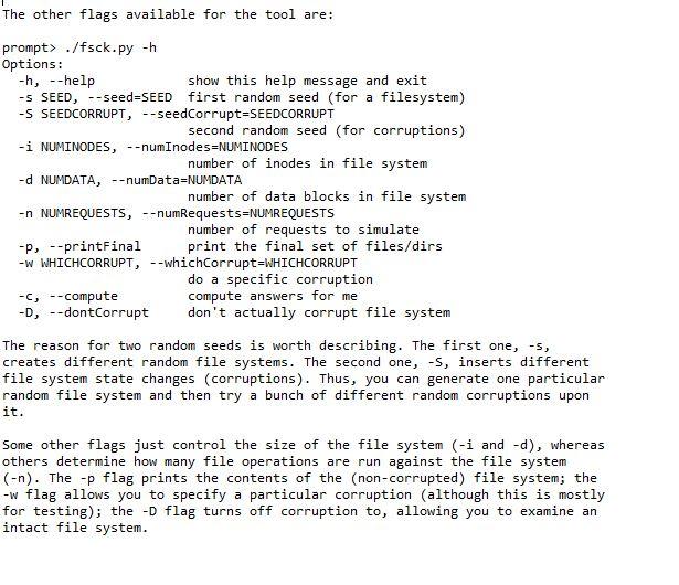 Exercise 3: File System Consistency This exercise is | Chegg.com