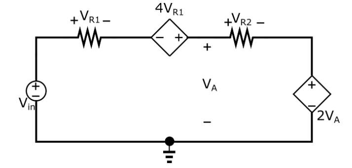 Solved The voltage across R2 (VR2) is equal to ..... | Chegg.com
