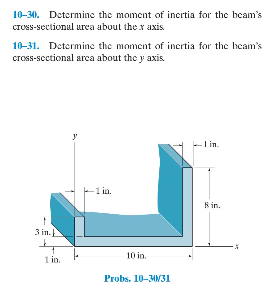 moment of inertia of t beam calculator
