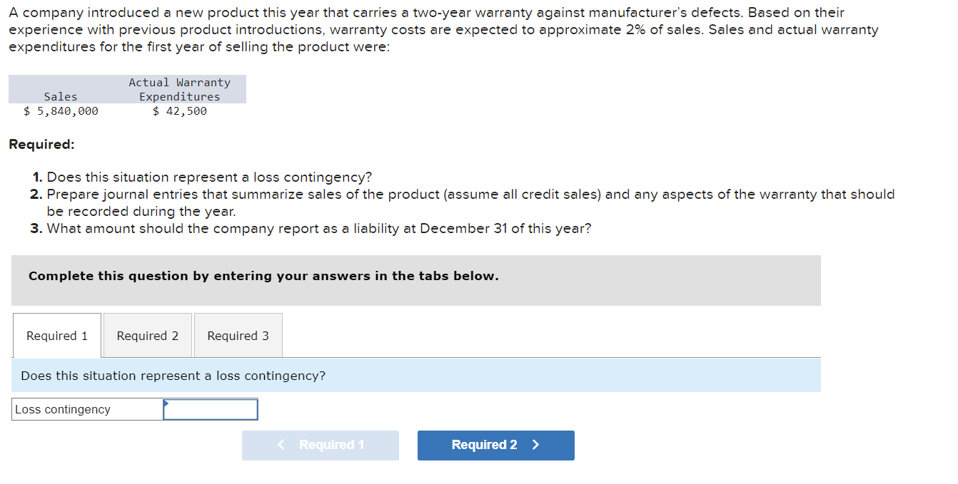 Solved A company introduced a new product this year that
