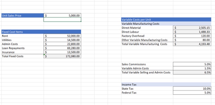 Please answer and provide excel explanation of each | Chegg.com