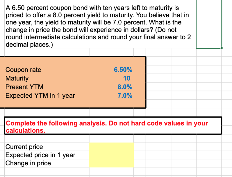 Solved A 6 50 Percent Coupon Bond With Ten Years Left To Chegg