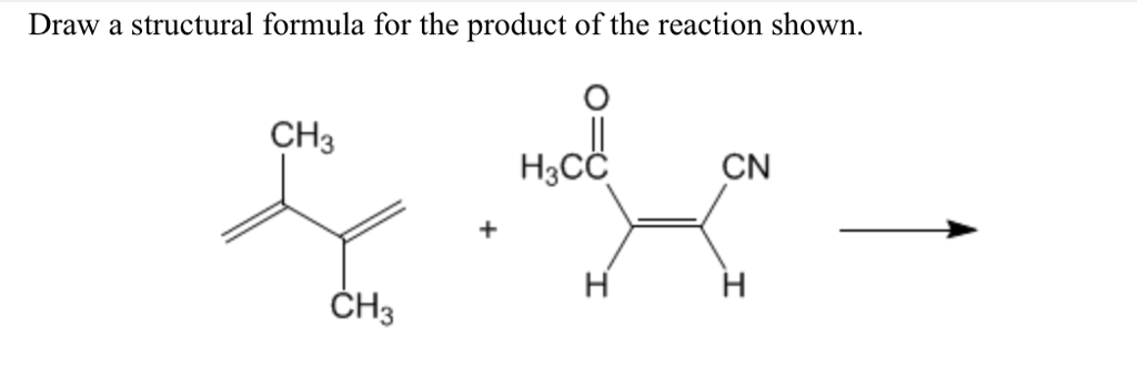 Solved Draw a structural formula for the product of the | Chegg.com