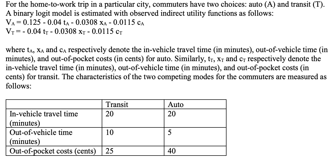 Solved The transit operator would like to increase the | Chegg.com