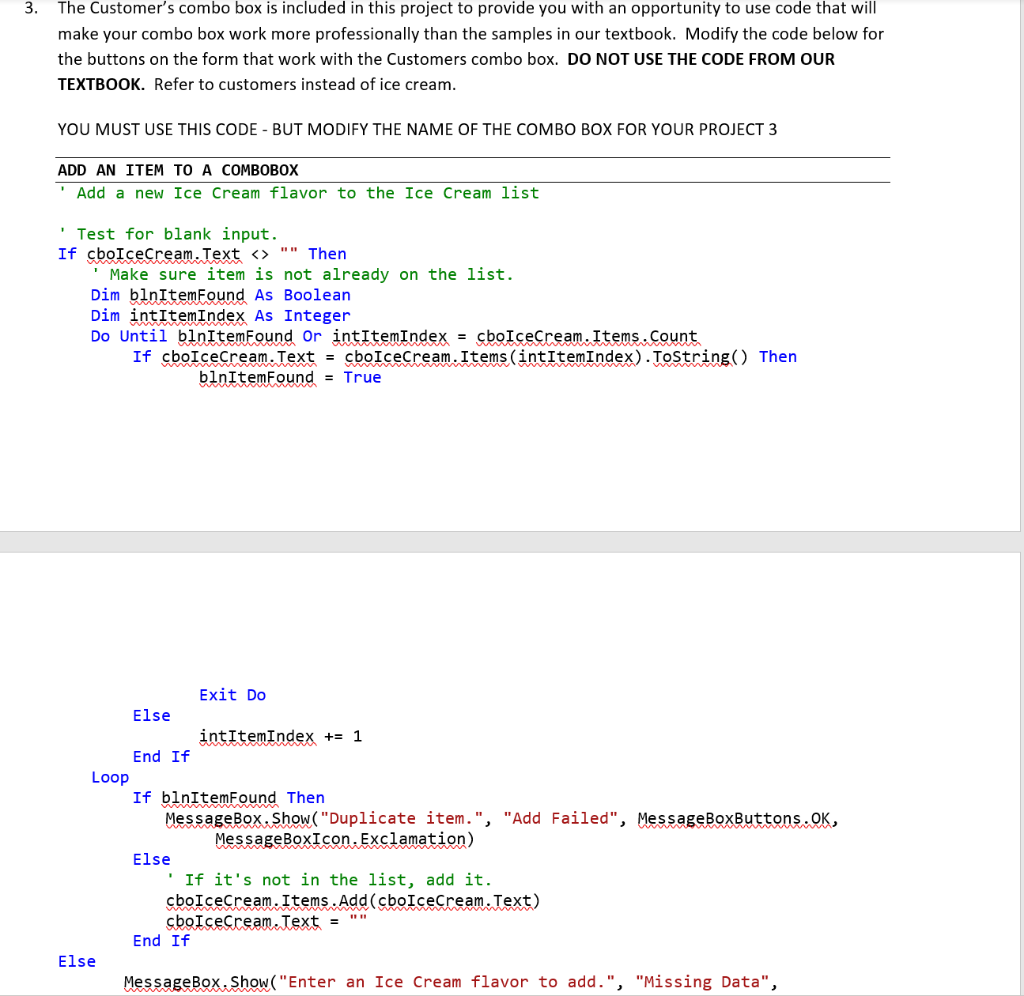 Write this for Visual Basic Programming language. I | Chegg.com