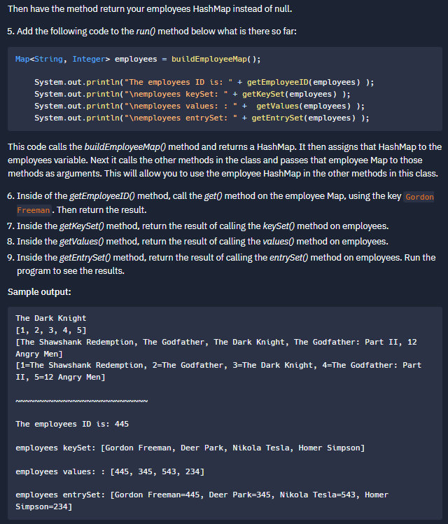Solved 1. Add the following code to the buildMovieMap0 | Chegg.com