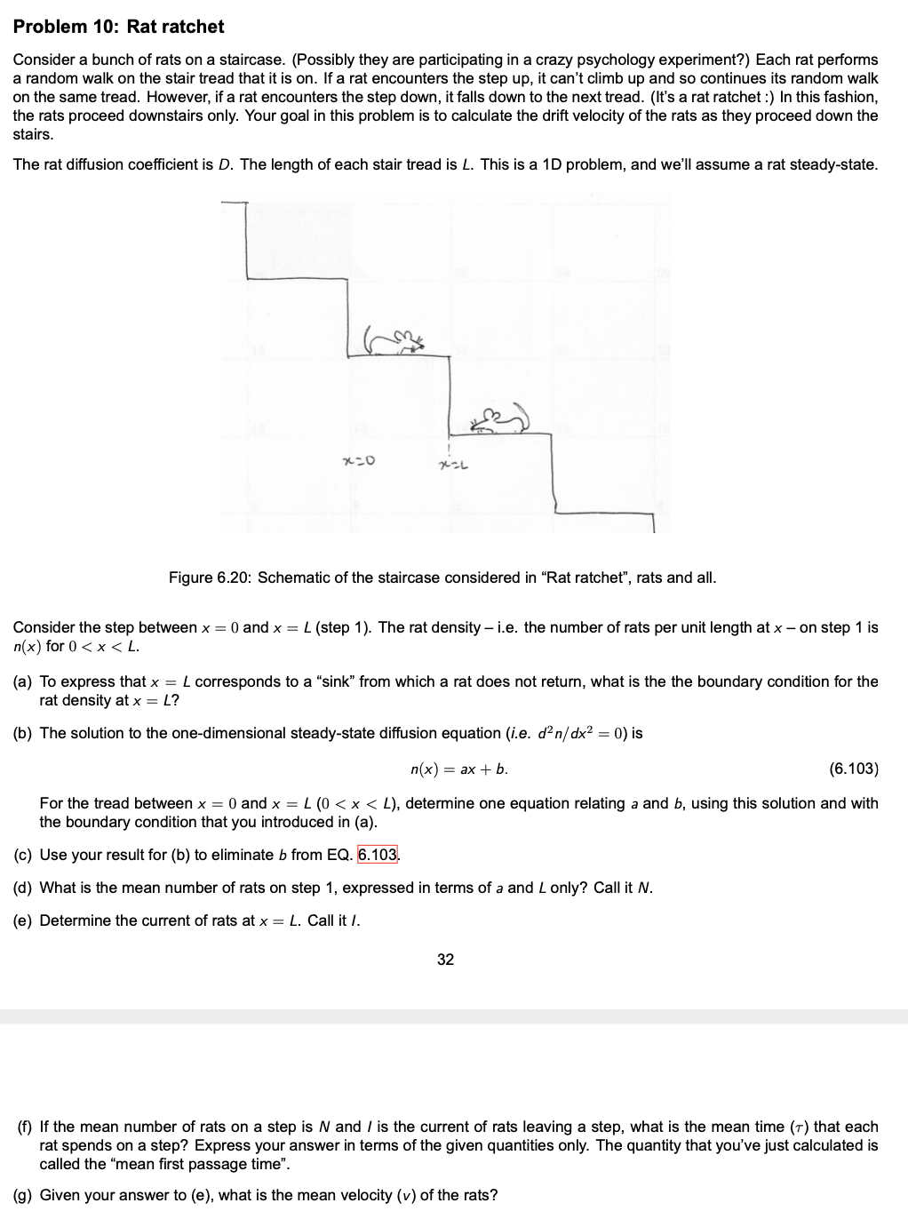 Solved Problem 10 Rat Ratchet Consider A Bunch Of Rats O Chegg Com