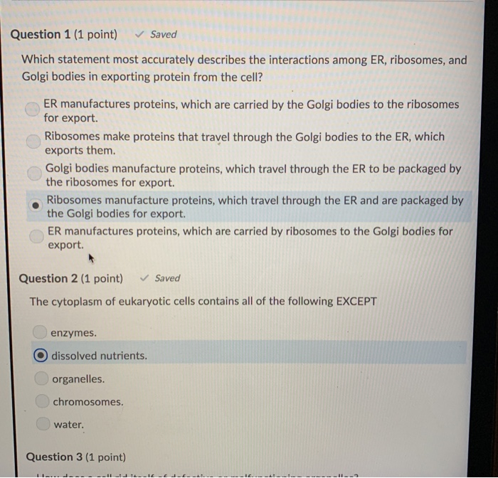 Solved Question 1 (1 Point) Saved Which Statement Most | Chegg.com